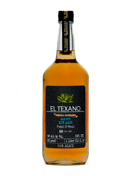 El Texano Tequila Reposado 100% Agave 40% ABV 1000ML